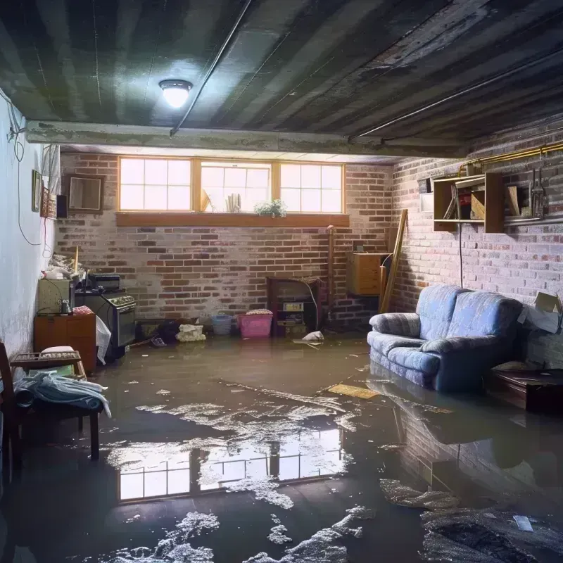 Flooded Basement Cleanup in Lavalette, WV